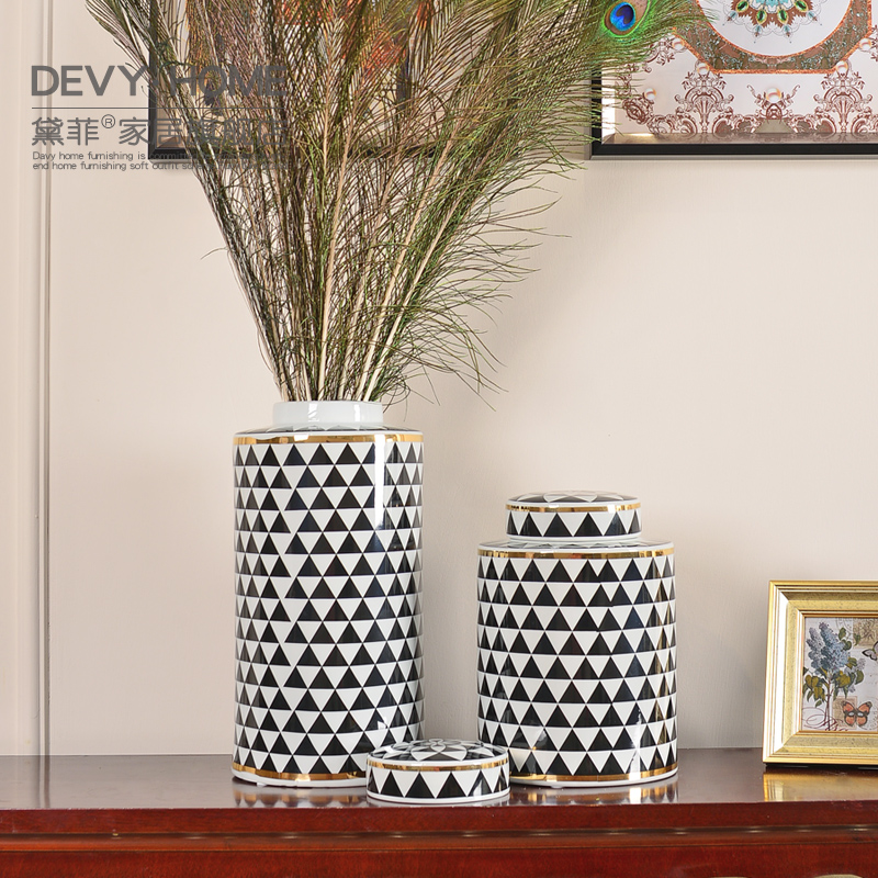 American light key-2 luxury ceramic vase furnishing articles Angle of several TV ark, household act the role ofing is tasted, the sitting room porch decoration decoration