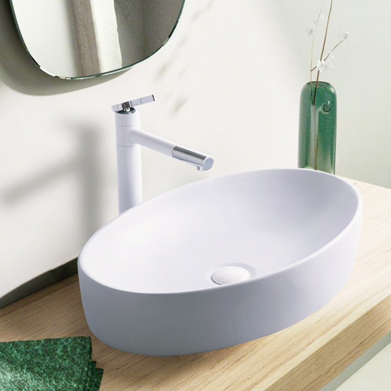 Nordic stage basin to single birdbath simple toilet lavabo lavatory basin basin ceramic household balcony