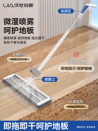 Hanshi Liujia Spray 수평 보드 MOP 2025 새로운 홈 일대일 손 세척 게으른 바닥 걸레 핑 도구 Hanshi Liujia Spray 수평 보드 MOP 2025 새로운 홈 일대일 손 세척 게으른 바닥 걸레 핑 도구
