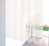 Light gold lace decoration partition door curtain method half-curtain