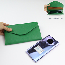 (Special Clearance) 20% Off Passport Bag Clutch Card Bag Zipper Wallet Korean Version Multifunctional Short PU Leather