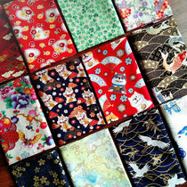 3 handmade cotton handkerchief handkerchief Japanese and wind luffes male and female absorbent rubbing sweat wrist towel pocket towels