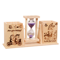 Birthday gift female boyfriend hourglass pen holder creative pendulum timer creative student gift graduation