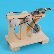 Hand-cranked generator Technology small production Primary school student science experiment DIY gizmo material boy physics toy