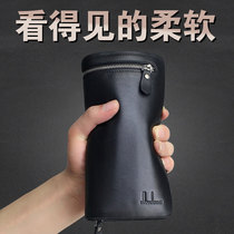 Wallet mens length Zipper Mens Wallet Genuine Leather Cow Leather Mobile Phone Bag Multifunction Hands Bag Mens Bag