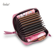 Zoldanido CARD BAG FASHION WOMENS CARD BAG ZIPPED CARD BAG LADY ZERO WALLET CREDIT CARD WALLET