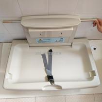 Factory direct sales Hotel shopping mall third bathroom matching baby care table Wall-mounted diaper changing table can be folded