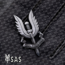 SAS British Special Air Service Regiment Airborne Regiment Airborne Logo Chest Special Airborne Paratrooper Special Forces Badge