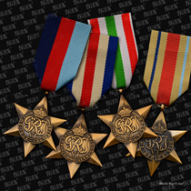 Replica War Star Allied Veteran British Victory over Rommel in North Africa Medal of the African Order