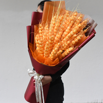 Barley bouquet simulation dried flower decoration barley ear bouquet opening big sale bouquet concert Business Celebration