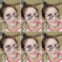 2021 new sunglasses womens fashion personality toad sunglasses round face big face thin glasses eyes star long face