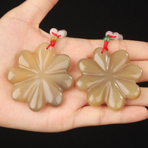 Horn craft car pendant car pendant car decoration car decoration male and female hanging gourd pendant security charm