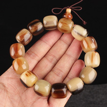 Natural white yak horns bracelets for men and women couples bracelet Wenplay Buddha beads rosary beads National Wind transfer