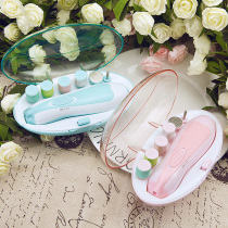 Electric baby Polish for baby children nail scissors set for newborn special anti-pinch meat nail shop