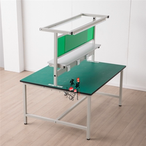 Aluminium alloy shelf operating table with lamp factory workshop assembly line experimental maintenance table injection moulding bench packing table