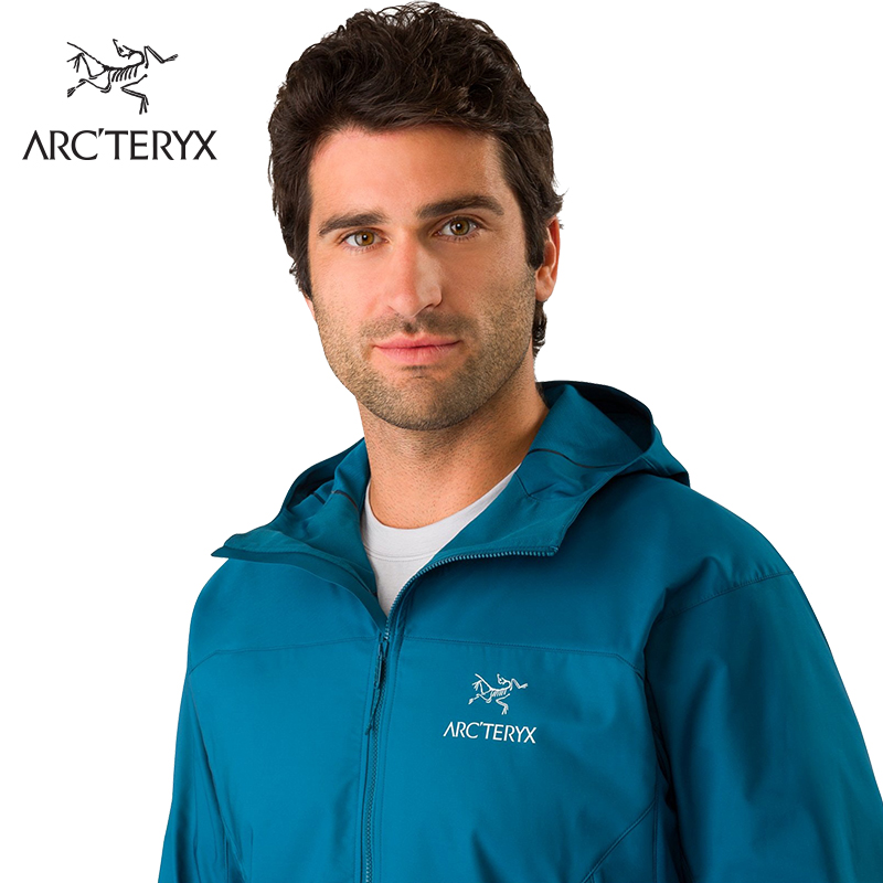 Arcteryx 始祖鸟男款徒步防风耐候透气软壳连帽茄克 Tenquille 