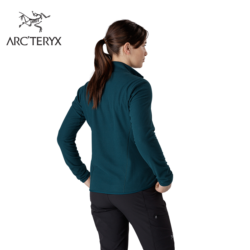 Arcteryx 始祖鸟女款户外运动轻盈耐穿透湿保暖抓绒夹克 Delta LT 