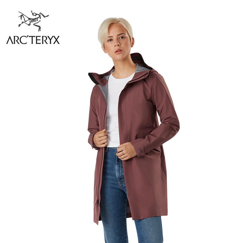 Arcteryx 始祖鸟女款日常外套中长款防风防水冲锋衣硬壳Andra 