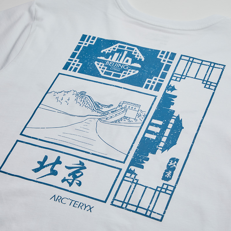 ARC'TERYX始祖鸟 男女中性款 EPIC BEIJING 城市主题短袖潮流T恤 