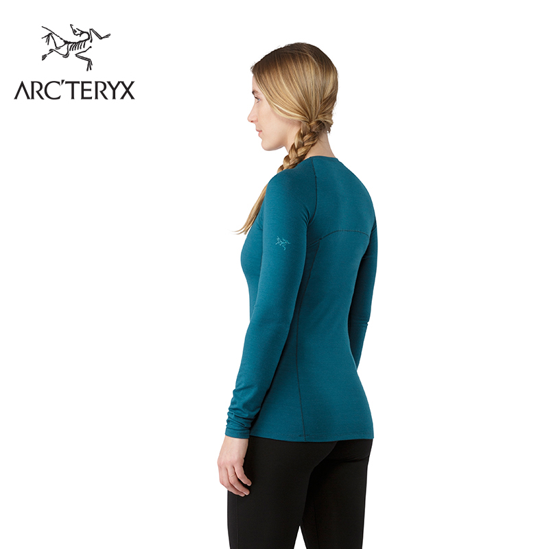 Arcteryx 始祖鸟女款运动轻量柔软舒适运动内衣Satoro AR Crew 