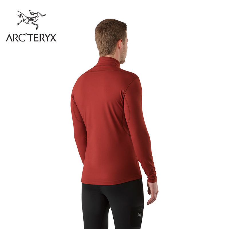 Arcteryx始祖鸟男款运动轻质透气排汗保暖内衣Rho LT Zip Neck 