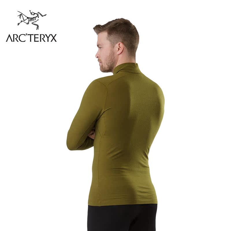 Arcteryx 始祖鸟男款轻量运动透气舒适拉链内衣Satoro AR Zip 