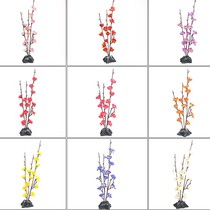 Swing disc flower with chic cherry blossom sushi sushi sashimi Japan-ROK cuisine swing tray decorative pendulum piece food adorned with decorative grass