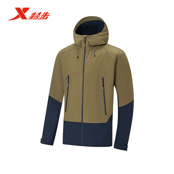 남성과 여성을위한 Extstep Double-Layer Windbreaker 2025 가을 새 야외 후드 스포츠 재킷 975327150456 남성과 여성을위한 Extstep Double-Layer Windbreaker 2025 가을 새 야외 후드 스포츠 재킷 975327150456