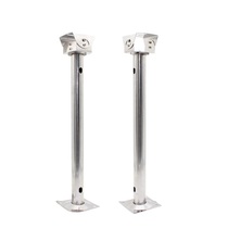 30cm monitor stainless steel bracket lengthened I type camera bracket duckbill head universal outdoor upright pole type 50cm