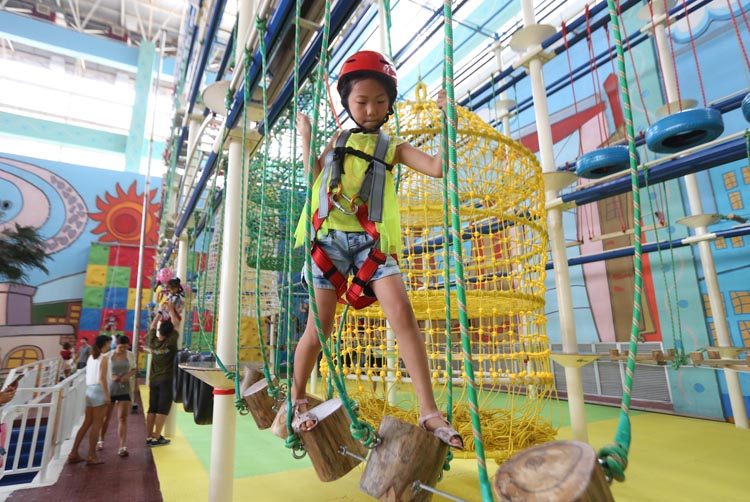 东莞华南mall攀爬乐园儿童游玩套票(含1名陪同票)