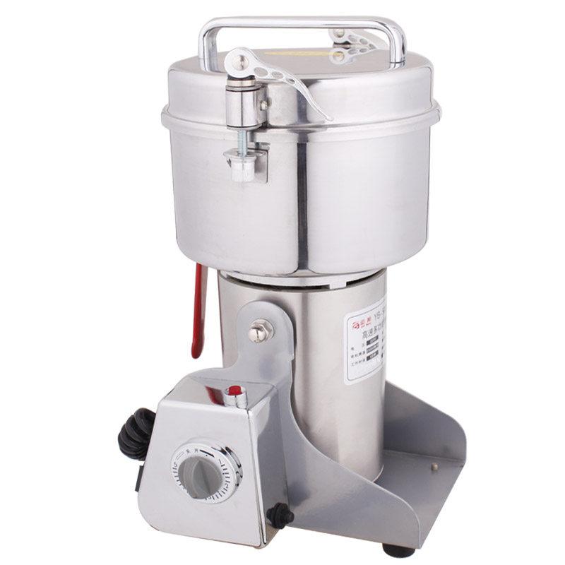 运邦500克小钢磨三七打粉机超细磨粉机家用电动粉碎机小型打碎机