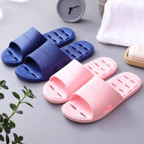 Bathroom slippers women Summer indoor home non-slip quick-drying toilet water leakage hollow bath childrens sandals men