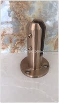 Stainless Steel Stairs Glass Feet Base Glass Fixed Clip Railings Glass Clips Rose Gold columns