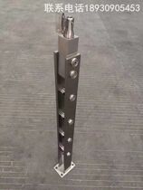 304 stainless steel railing guardrails stair square pipe columns wearing pipe drawing column armrests can be worn for 8-19 mm