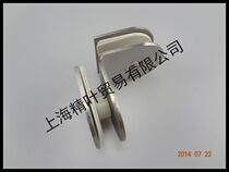 304 Stainless Steel Glass Clip Accessories 90 Degree Corner Yard Glass connection Show cabinet Glass clip Double face glass clip