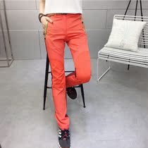 Outdoor new quick-drying pants womens spring and summer thin four-sided elastic breathable quick-drying pants sports hiking hiking pants