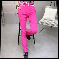 Outdoor summer thin quick-drying pants womens sports casual pants mountaineering hiking elastic quick-drying assault pants thin and comfortable