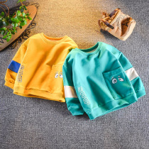 Baby long sleeve T-shirt autumn 1 year old 2 Spring and Autumn 3 childrens clothes 4 baby 5 boys base shirt Korean version of the coat small boy tide