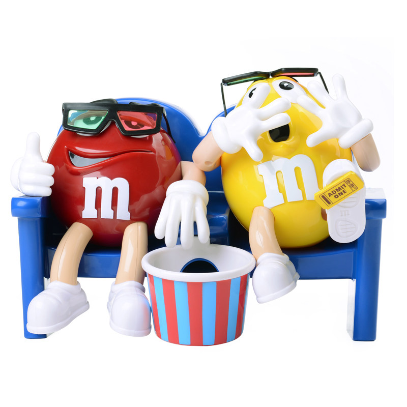 m豆5选1豆人机 40g*2花生牛奶巧克力豆 mm豆