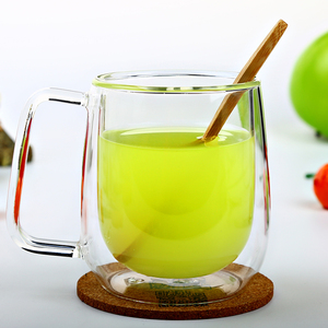 双层玻璃杯果汁杯