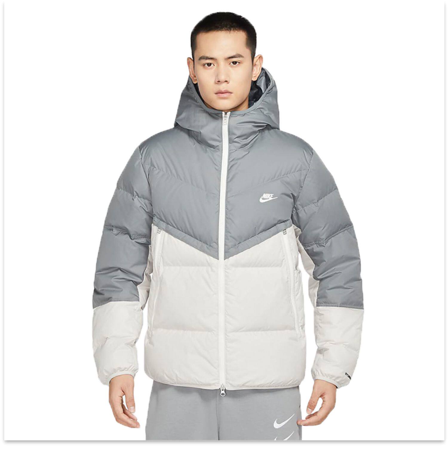 nike耐克男子秋冬新款运动保暖舒适休闲连帽羽绒服夹克dv1132-010详情