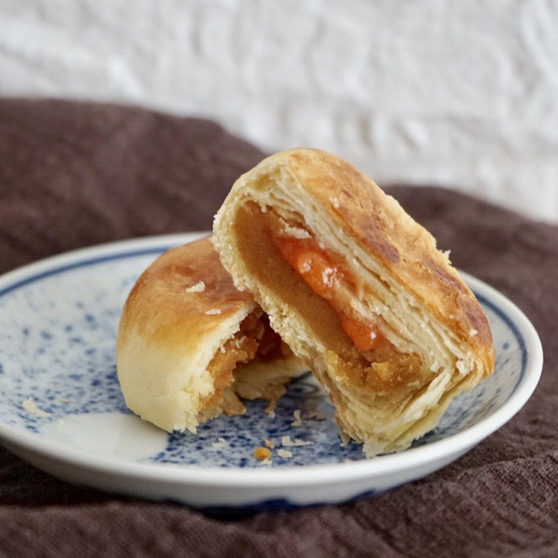 米择@奶黄流心酥 包邮预售 网红流沙月饼早餐食品糕点零食 阿米家