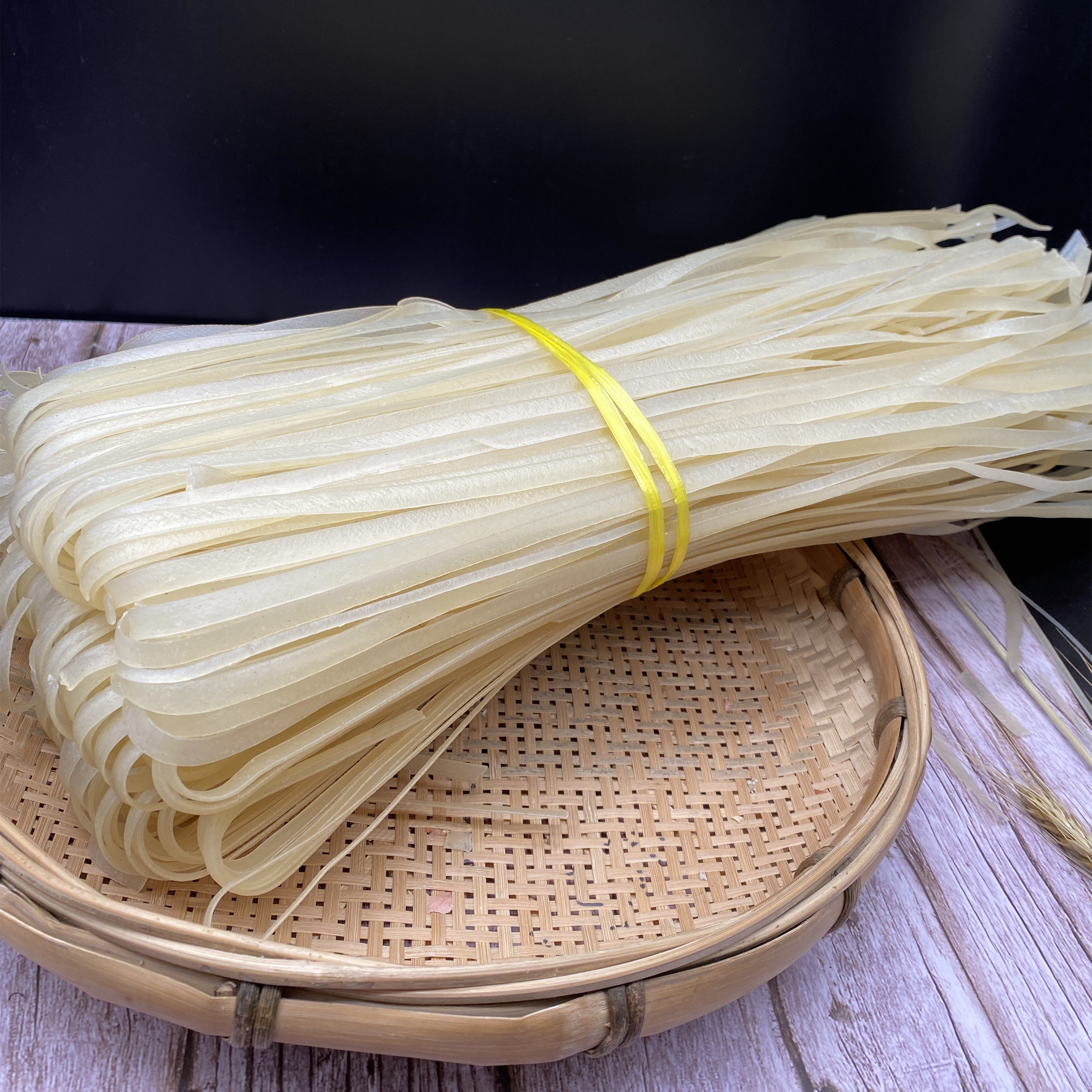 贵州特产米粉 干宽粉 羊肉粉牛肉粉用粉 铜仁干米粉扁粉干米皮3斤