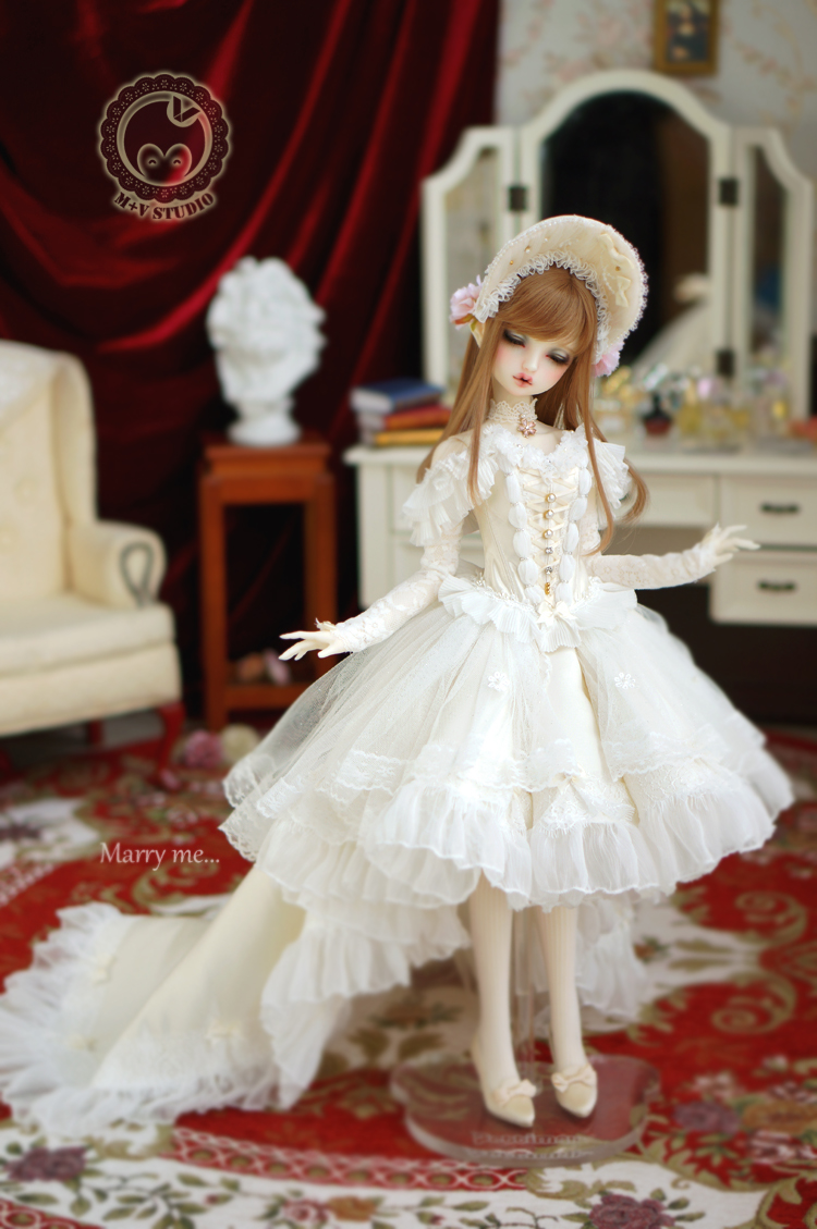 【喵屋】呢喃の诗 气质洋装礼服婚纱3分ddsd1/3bjdasae限量现货