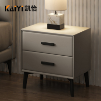 Bed Head Cabinet Cortical Modern Minimalist minimalist Nordic Bedroom solid wood bedside containing cabinet lockers free of installation