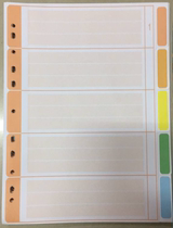 Paper 5-page paginated paper on paper