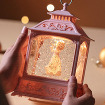 Snow Crystal Ball Birthday Gift Healing Female Wind Lights Music Box Girls Childrens Princess Eight-Oil