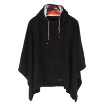 Spring and autumn leisure not pilling anti-static hooded fleece womens cloak jacket windproof breathable fleece fashion bat
