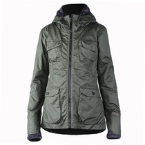 New womens outdoor cotton coated jacket with two-piece jacket