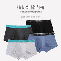 Mens boxer briefs Pure cotton breathable boys bottom pants head personality youth boxers Ck03 shorts non-briefs